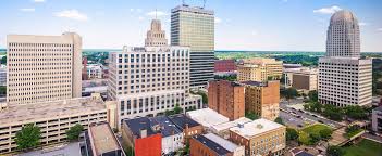 Smiling client and caregiver